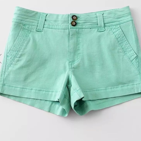 BKE stretch shorts lot bundle of 2 summer Bermuda blue and coral - Picture 8 of 8